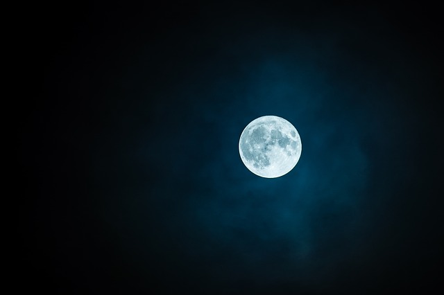 moon at night